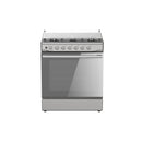 ESTUFA DE 6 QUEMADORES CON HORNO DE 142L-CUBIERTA DE VIDRIO TEMPLADO Y SOPORTES DE SARTENES DE HIERRO FUNDIDO NUUR MODELO:ESTUFA6Q