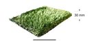 PASTO SINTETICO GREEN GARDEN (ANCHO ROLLO 3.66 MTS) RASURADO CON RIZO