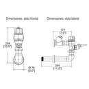 FLUXOMETRO DE PEDAL 310-19
