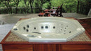 SPA OCTAGON CON GABINETE EN MADERA TECA O ESTRUCTURA METALLICA  (2.15X2.15X0.89/0.77)
