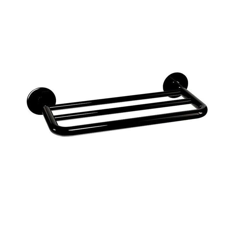 PORTATOALLAS MULTIPLE TUBULAR ACABADO OBSIDIANA TUB-10-OB