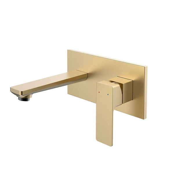 MONOMANDO EMPOTRAR PARA LAVABO BRUSHED GOLD