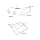 Combo Campana y Parrilla de 60 cm (24 pulgadas) Inoxidable Mabe