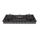 PARRILLA DE GAS INTELIGENTE VIDRIO MATE-5 QUEMADORES-SOPORTES INDEPENDIENTES-KNOBS ILUMINADOS-TEMPORIZADOR-FFD-WIFI NUUR MODELO:PARGA5VMINT