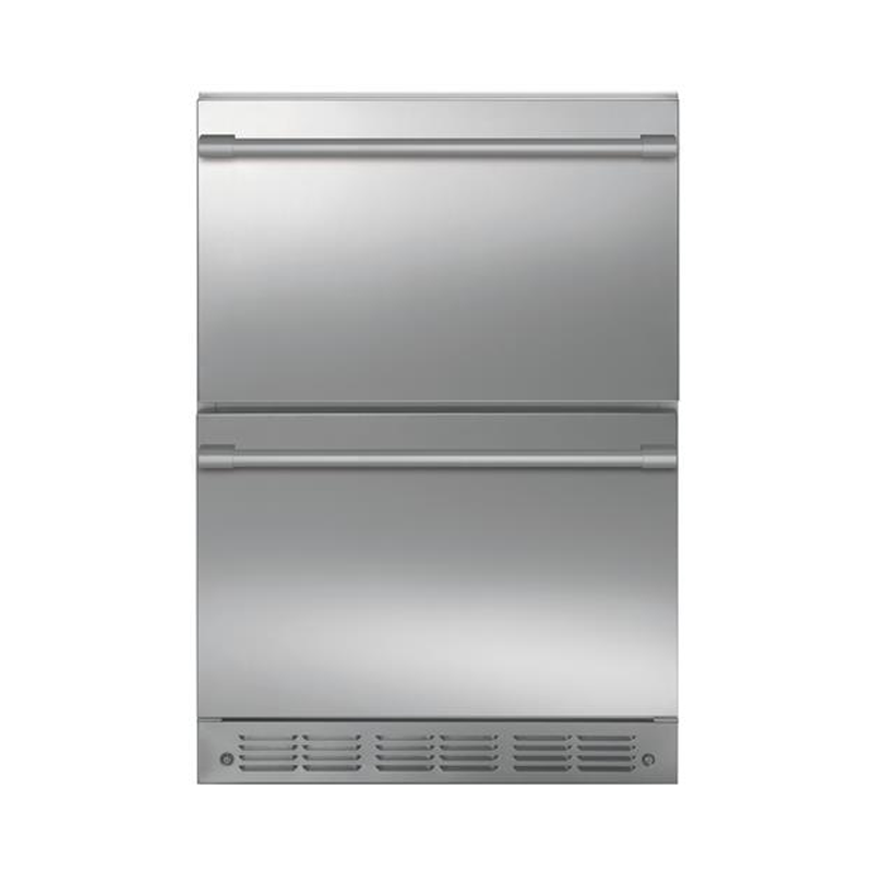 DOBLE CAJON REFRIGERANTE DE 142L ACERO INOXIDABLE MINIMALIST STATEMENT ZIDS240NSS