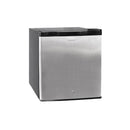 MINI FRIGOBAR CON CONTROL MECÁNICO Y COMPRESOR CAPACIDAD 46L 1.6PIES PUERTA COLOR ACERO INOXIDABLE CON LLAVE NUUR MODELO:FRIGO46L