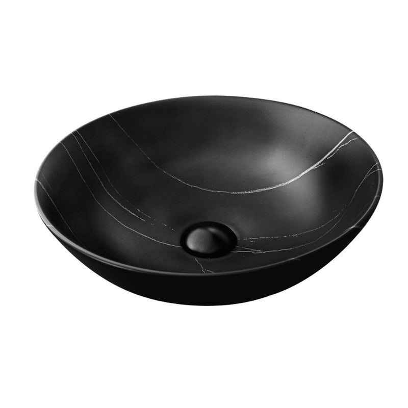 LAVABO OBI BLACK REDONDO