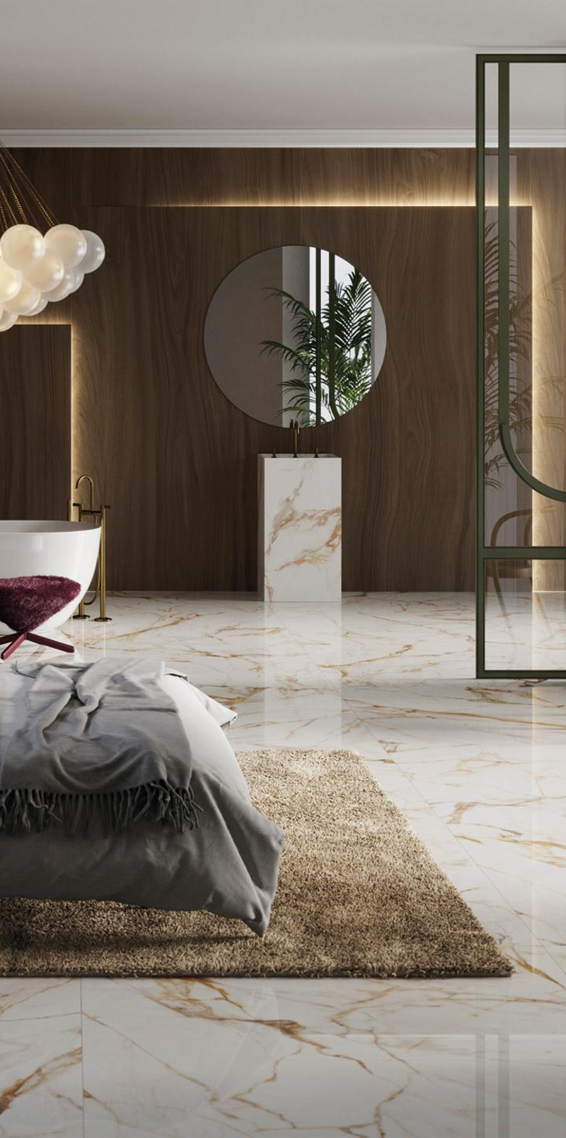 CALACATTA GOLD 12 MM (360*120) PULIDO PORCELANICO GRAN FORMATO