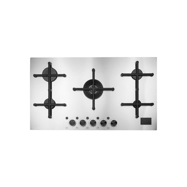 PARRILLA DE GAS INTELIGENTE DE ACERO INOX-5 QUEMADORES-SOPORTES INDEPENDIENTES-KNOBS ILUMINADOS-TEMPORIZADOR-FFD-WIFI NUUR MODELO:PARGA5AINT