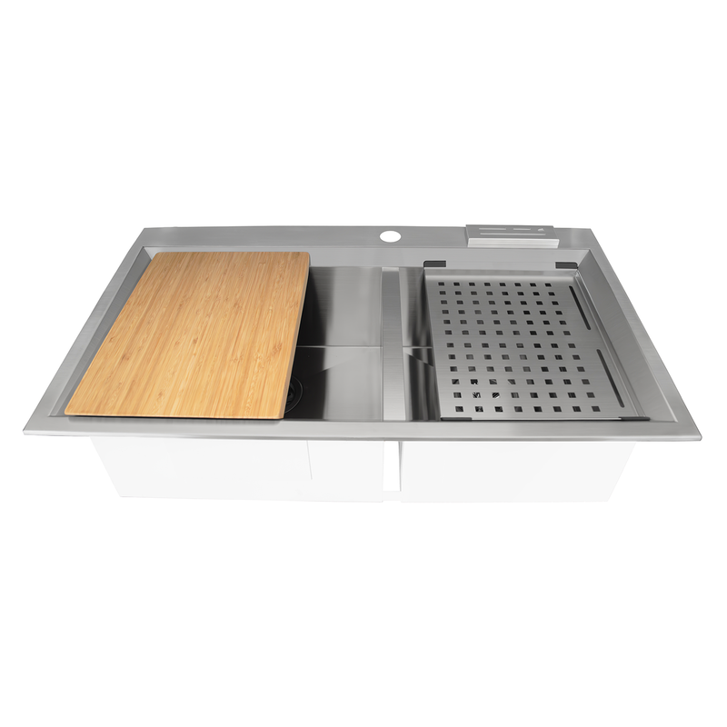 TARJA DE ACERO INOXIDABLE ELKAY PARA COCINA  EFD-342075-ACO