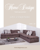 SALA FARYL 22E EN TONO CAFE CONFOR.