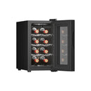 CAVA ENFRIADORA DE VINOS TERMOELÉCTRICA PARA 8 BOTELLAS / CONTROL DIGITAL / RANGO DE TEMPERATURA DE 8 A 18°C NUUR MODELO:CAVA8