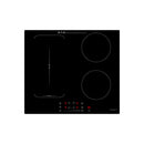 PARRILLA DE INDUCCIÓN 4 QUEMADORES 7,400W-220V-BOOSTER-ZONA FLEX MODELO:PARIN4-B