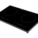 PARRILLA DE INDUCCIÓN HORIZONTAL DE 2 QUEMADORES 2000W MODELO:PARIN2