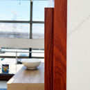 MOLDURA CAOBA WPC 35x35x2900 MM PARA TERMINACIONES EN ESQUINA PT05