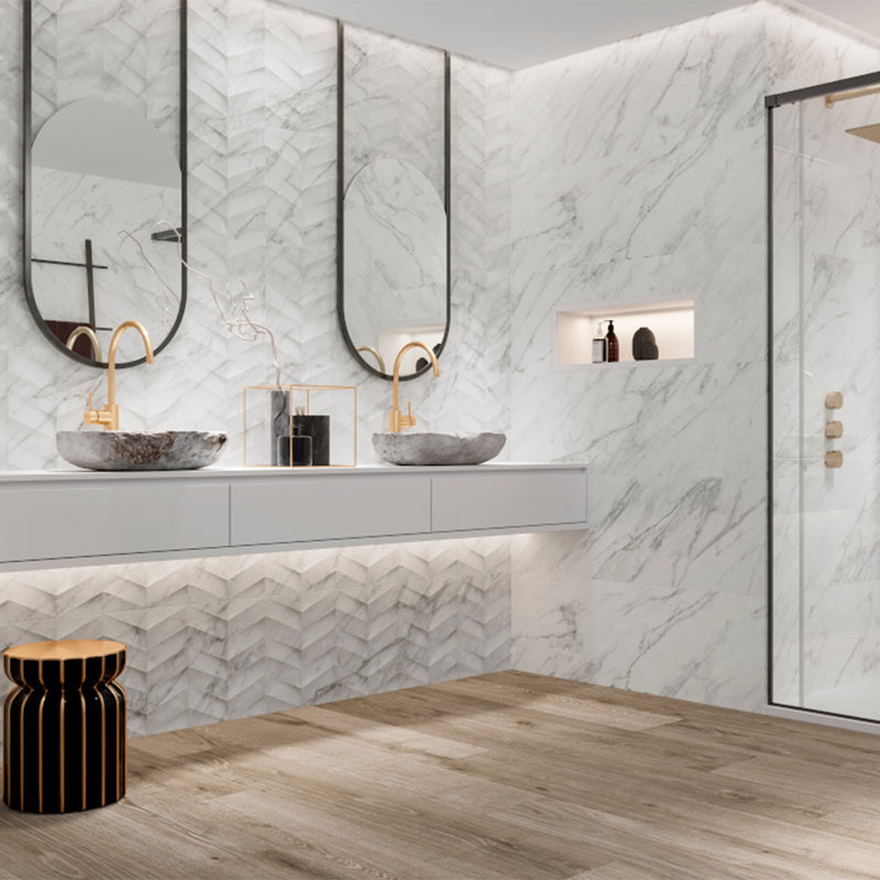 MURO PORCELANICO OPORTO DECO ESTRUCTURADO 30 X 90 (1.08 M2)