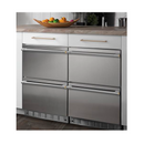 DOBLE CAJON REFRIGERANTE DE 142L ACERO INOXIDABLE MINIMALIST STATEMENT ZIDS240NSS