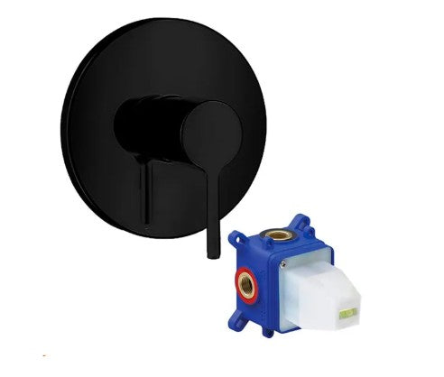 MONOMANDO EMPOTRAR PARA REGADERA TB31.101 NEGRO