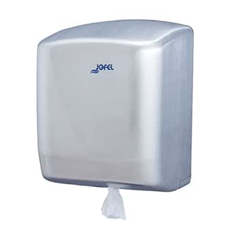 TOALLERO FLUIDO CENTRICO INOX. SATINADO LOGO JOFEL AG45000
