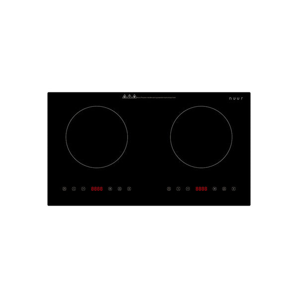 PARRILLA DE INDUCCIÓN HORIZONTAL DE 2 QUEMADORES 2000W MODELO:PARIN2
