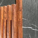 MOLDURA ROBLE OSCURO WPC 35x35x2900 MM PARA TERMINACIONES EN ESQUINA ZK23