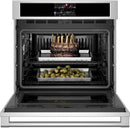 HORNO ELECTRICO DE 76CMS/30" ACERO INOXIDABLE Y VIDRIO NEGRO STATEMENT ZTS90DPSNSS