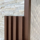 MOLDURA NATURAL WALLNUT WPC 35x35x2900 MM PARA TERMINACIONES EN ESQUINA ZK17