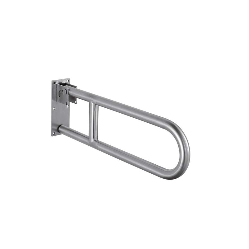BARRA DE AGARRE DE SEGURIDAD ABATIBLE PARA INODORO EN ACERO INOXIDABLE304 WA70.300