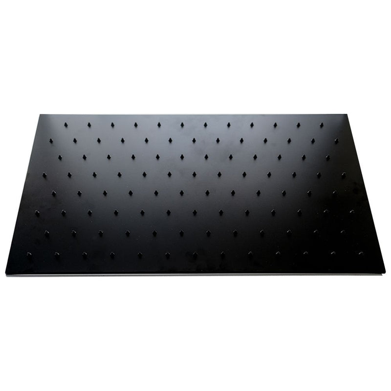 REGADERA DE LLUVIA 500 x 300 mm EN ACERO INOXIDABLE 304 WS50.300NM NEGRO MATE