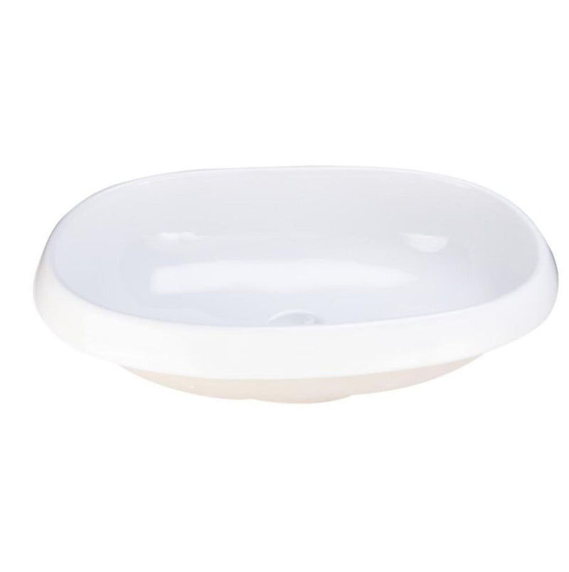 LAVABO SOBRECUBIERTA SIN REBOSADERO ELIPSIS II