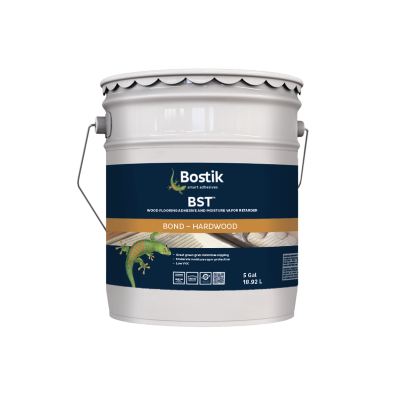ADHESIVO PARA PISOS DE MADERA Y RETARDANTE DE VAPORES DE HUMEDAD BOSTIK LATA DE 15 LTS