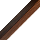 MOLDURA BLACK OAK  WPC 35x35x2900 MM PARA TERMINACIONES EN ESQUINA ZK54