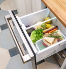 DOBLE CAJON REFRIGERANTE DE 142L ACERO INOXIDABLE MINIMALIST STATEMENT ZIDS240NSS