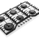 PARRILLA DE GAS EMPOTRABLE BLANCO 6 QUEMADORES NUUR MODELO:PARGA6VTB