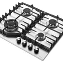 PARRILLA DE GAS EMPOTRABLE 4 QUEMADORES NUUR MODELO:PARGA4A1