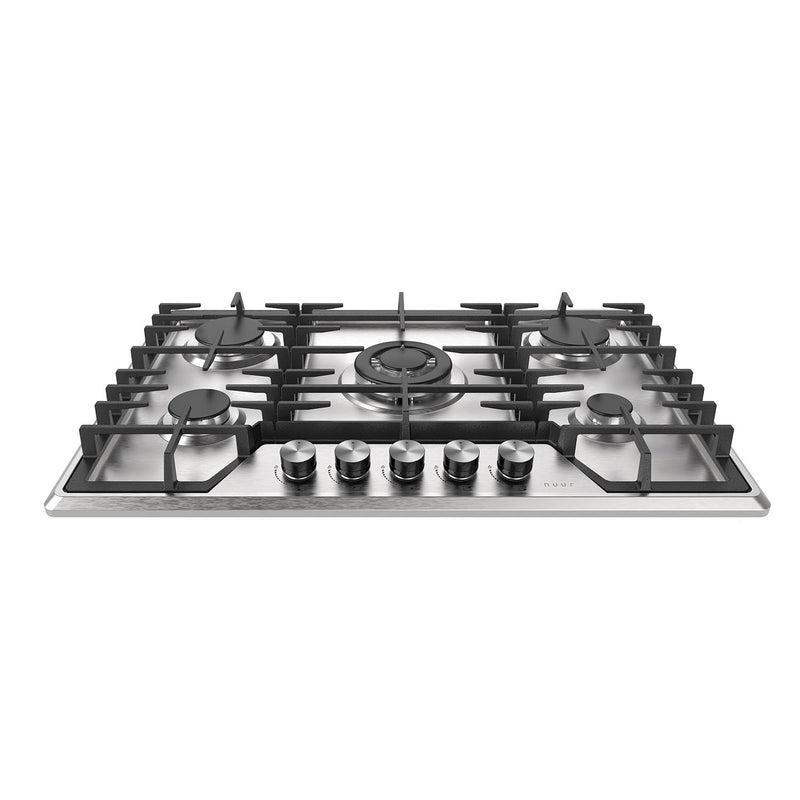 PARRILLA DE GAS EMPOTRABLE 5 QUEMADORES NUUR MODELO:PARGA5AI