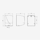 TOALLERO FLUIDO CENTRICO INOX. SATINADO LOGO JOFEL AG45000