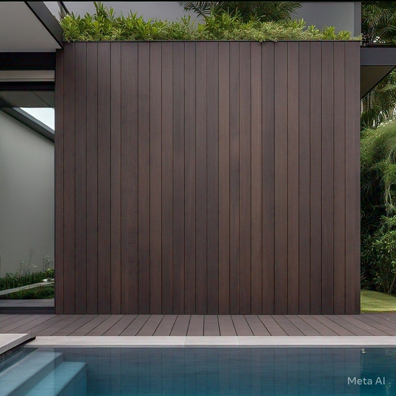 LAMBRIN EXTERIOR WPC WALNUT 2900X227X25MM PZA=0.6583M2