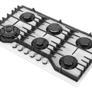 PARRILLA DE GAS EMPOTRABLE BLANCO 6 QUEMADORES NUUR MODELO:PARGA6VTB