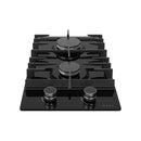 PARRILLA DE GAS DE VIDRIO TEMPLADO EMPOTRABLE 2 QUEMADORES NUUR MODELO:PARGA2VT