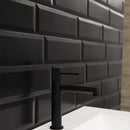 PISO PORCELANICO METRO NEGRO BRILLO 10 X 20 CM CAJA = 1 M2