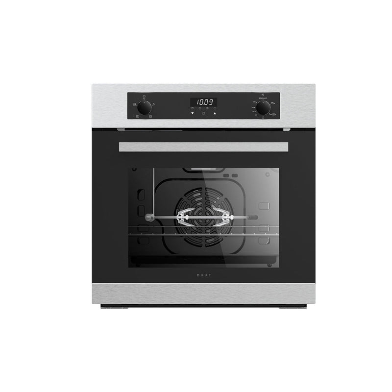 HORNO EMPOTRABLE PARA GAS LP O NATURAL CON CAPACIDAD 58L/VENTILADOR DE CONVECCION/TEMPERATURA AJUSTABLE Y 2 QUEMADORES MODELO:HOGAS60NAT