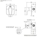 MONOMANDO PARA REGADERA SIN DESVIADOR PIAZZA PIA-200-EB