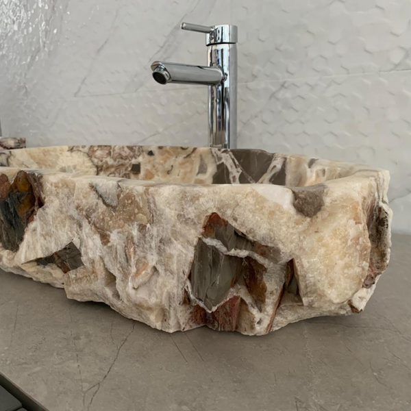 LAVABO MARMOL ONIX FANTÁSTICO RAGO-LAONFA