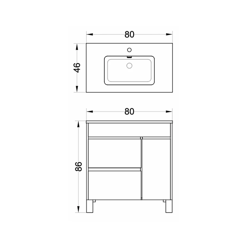 GABINETE DE BAÑO LARA