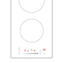 PARRILLA DE INDUCCIÓN VERTICAL COLOR BLANCO 2 QUEMADORES 1,000W C/U MODELO:PARIN2-BB