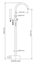 LLAVE A PISO PARA TINA VICTORIA 8537