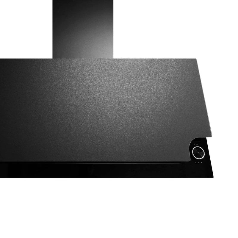 CAMPANA EXTRACTORA INTELIGENTE DE PARED 90CM CON TERMINADO SUPERIOR MATE E INFERIOR VIDRIO TEMPLADO, WIFI NUUR MODELO:CAMEXPA90IM