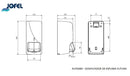 DISPENSADOR DE JABÓN EN ESPUMA RELLENABLE FUTURA SATINADO ACERO INOXIDABLE AC45000