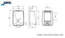 DISPENSADOR DE JABÓN FUTURA RELLENABLE SATINADO ACERO INOXIDABLE AC54000